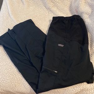 Cherokee black petite medium MATERNITY scrub pants